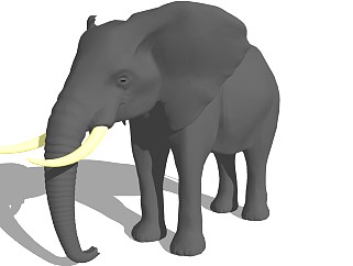 精品动物模型 大象 (2)